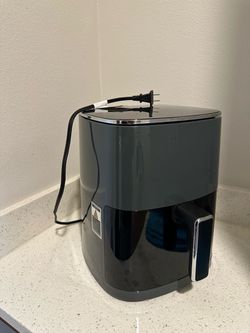 Black Air Fryer with Pull-Out Basket