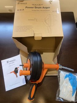 Drain Snake Drill attachment 