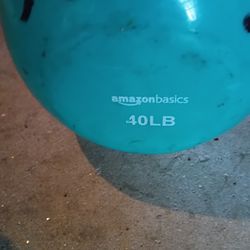 Two 40 lb Kettle Bells