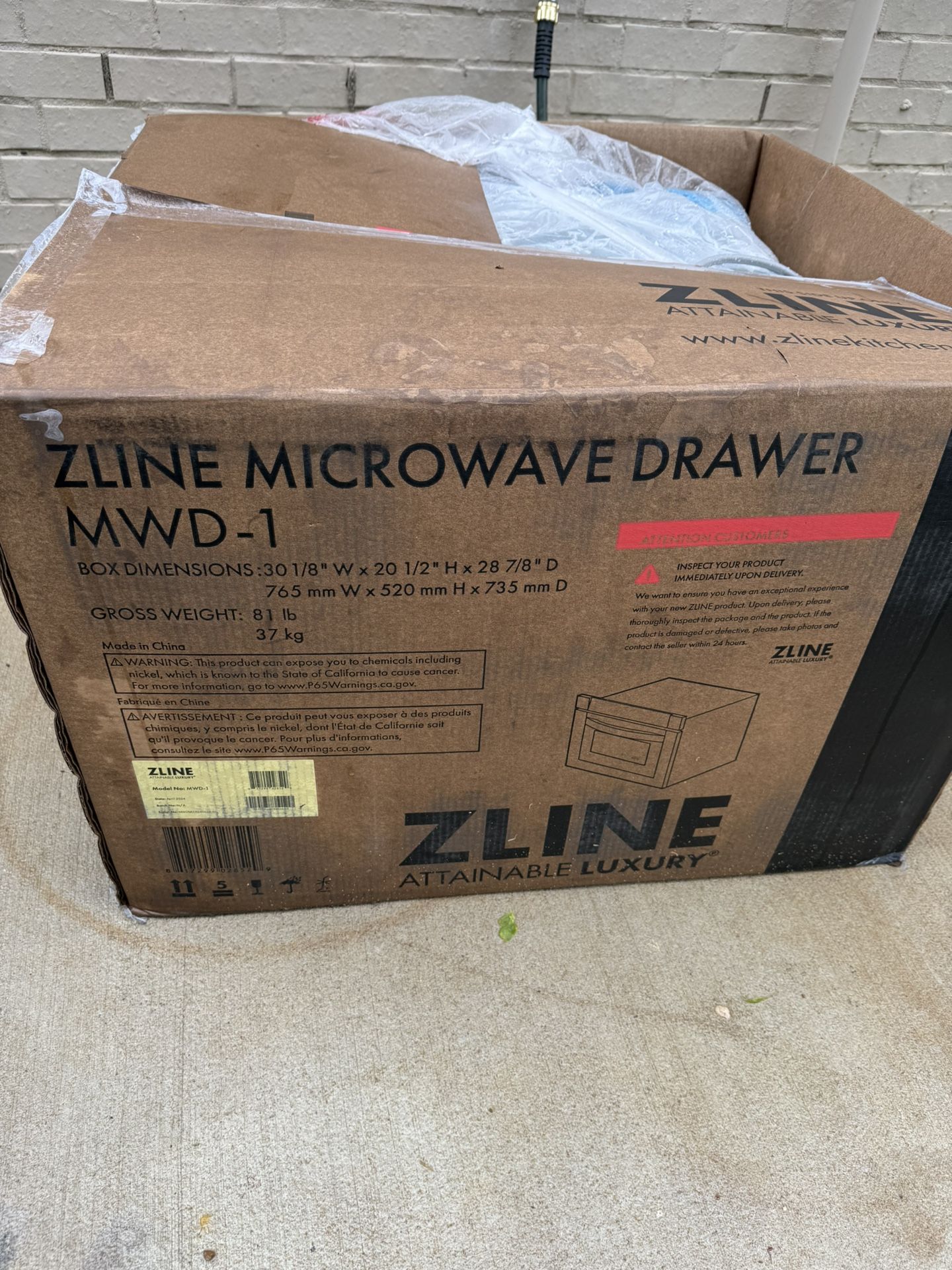 Zline Microwave Drawer