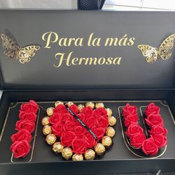Valentines Flower Box