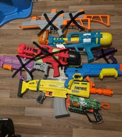 Assorted Nerf Guns