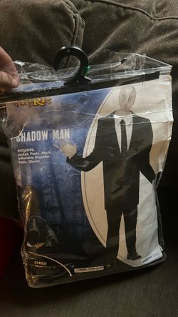 Shadow Man Halloween Costume Child Large 12-14