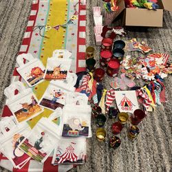 circus party supplies