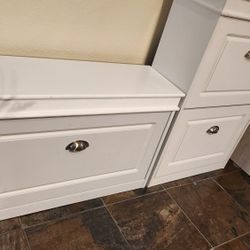 White Shoe Storage Set