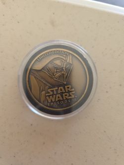 Star Wars Episode III Limited Edition Coin