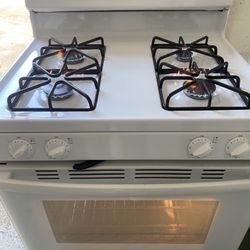 Fridge And Gas Stove 