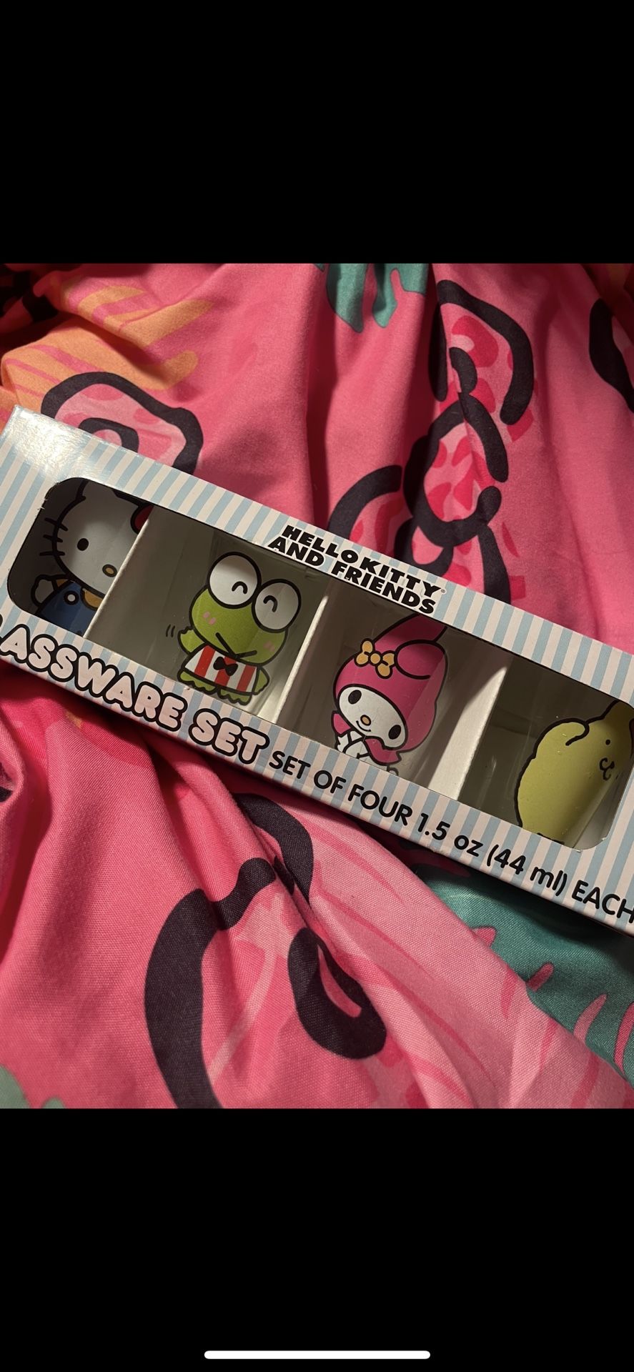 hello kitty shot glass cups