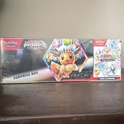 Prismatic Evolutions Surprise Box+Booster Bundle 2 Pack! Pokémon TCG