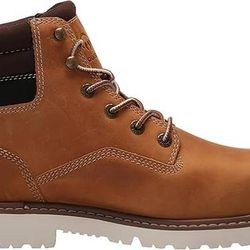 NEW SZ 8 Work Boots Wolverine Men Revival 6" Waterproof Composite Toe Industrial Safety Boot