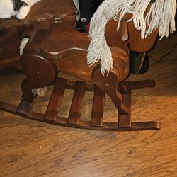 Wooden Rocking Horse