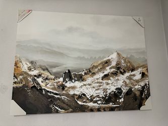 Mountain Landscape Canvas Wall Art