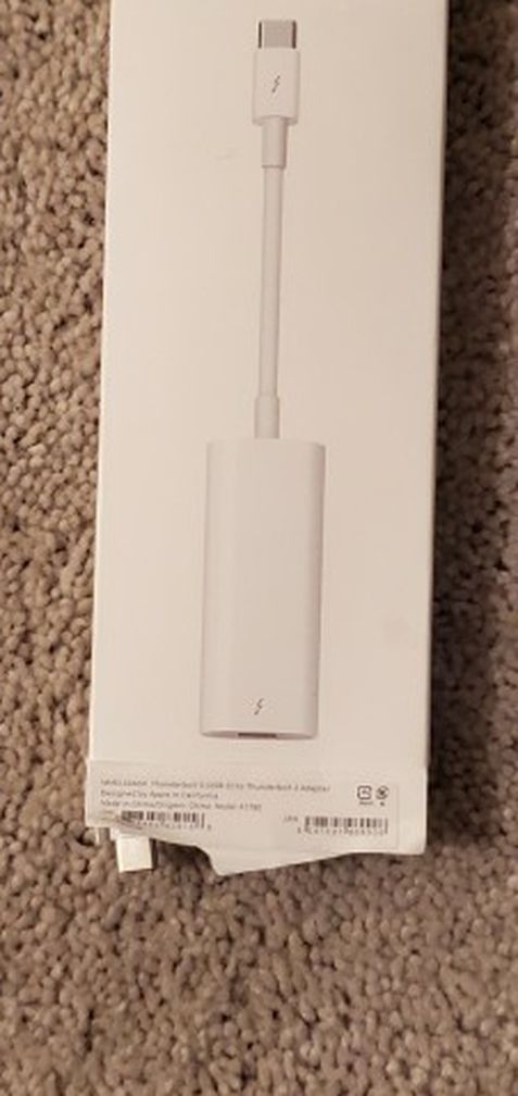 Apple USB-C 3 to Thunderbolt 2 Adapter MMEL2AM/A A1790 White