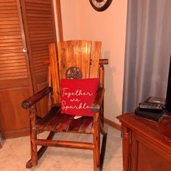 All Cedar Wood Large Rocking Chairs 