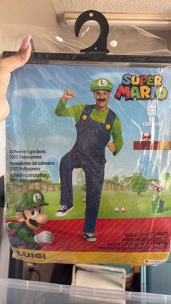 costume men’s size medium 38-40 Luigi costume men’s size medium
