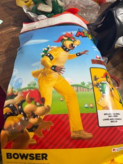 Super Mario Bowser Deluxe Adult Costume