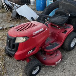 Troy Bilt Ride On Lawnmower Tractor Bagger