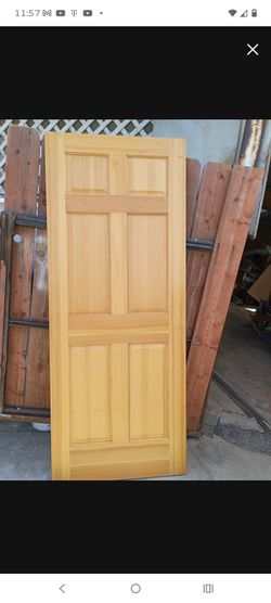 32x80 solid wood available now one only