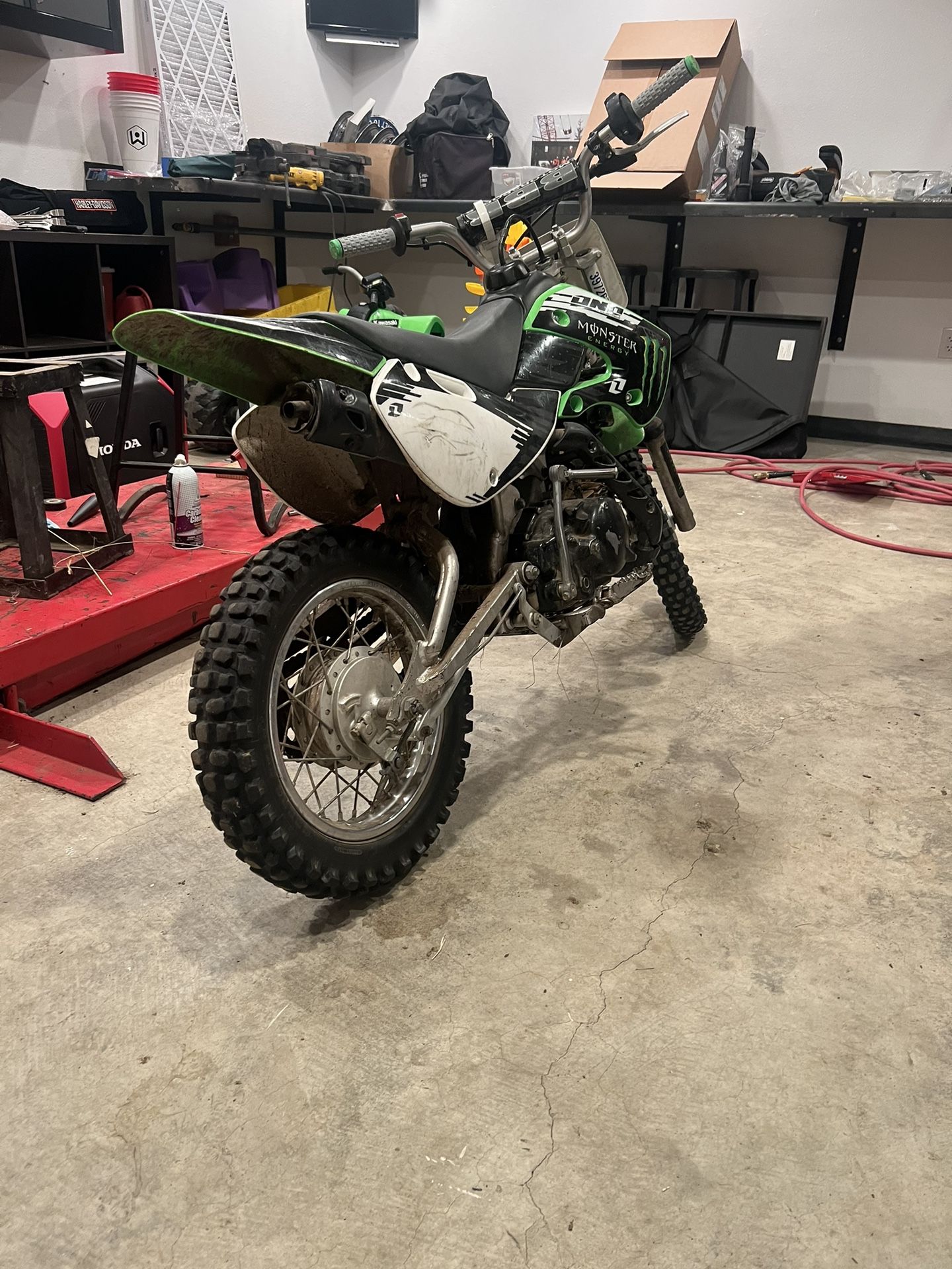 kawasaki 110 pit bike