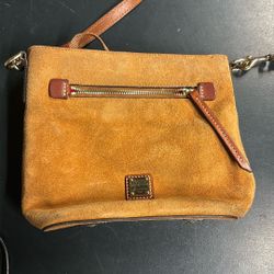 Used Authentic Dooney And Burke Genuine Suede Bag