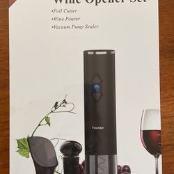Electric Wine Opener Set