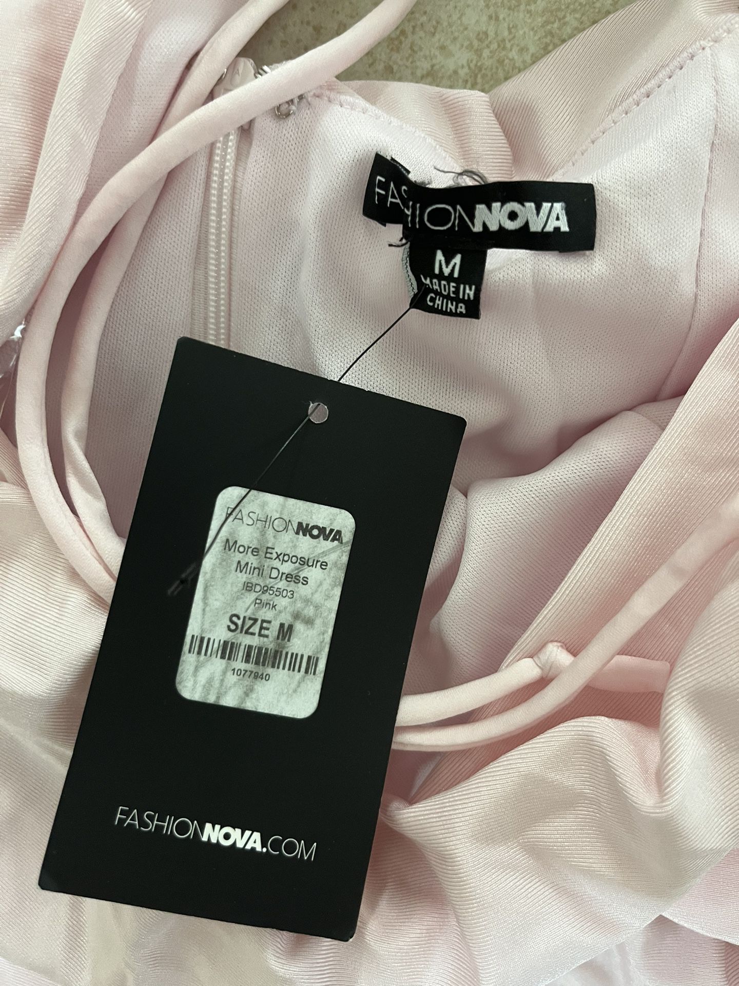 Fashion Nova More Exposure Mini Dress NWT Size M