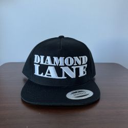 Classics - Diamond Lane Black with White Snapback - NEW