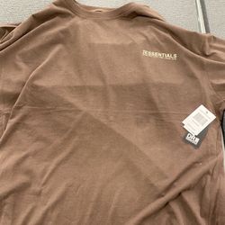 2XL brown Essentials shirt 