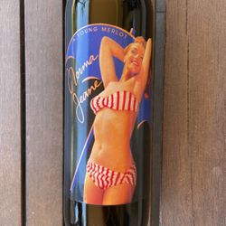 2003 Vintage Norma Jean Merlot Wine Collectible Bottle