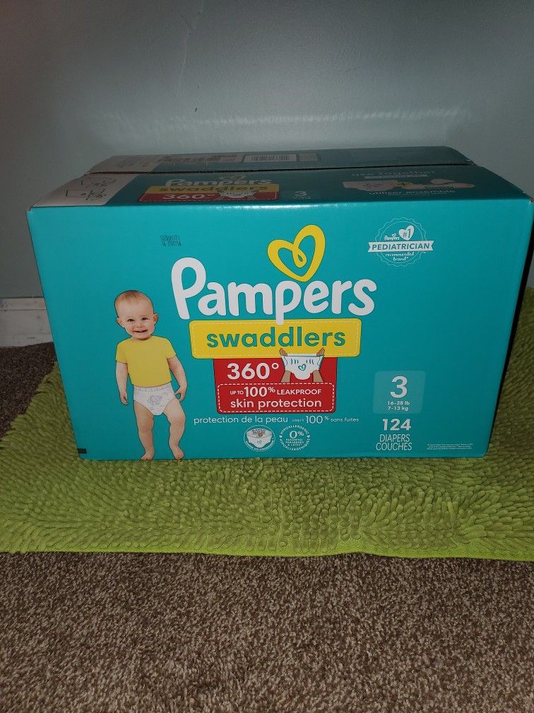 Pampers Swaddlers 124 Diapers #3