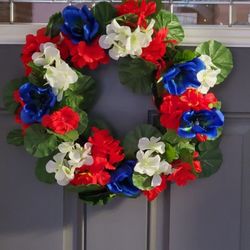 American Flag Wreath