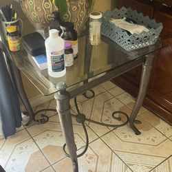 Glass table Set