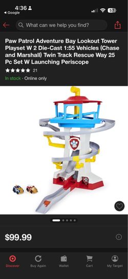 Paw Patrol Adventure Bay Lookout Tower Playset