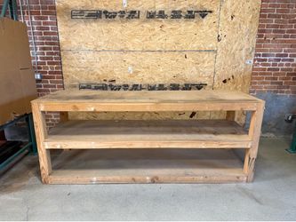 Heavy Duty Wood Workbench / Shop Table