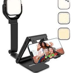 Selfie Light & Cell Phone Holder 2-in-1 