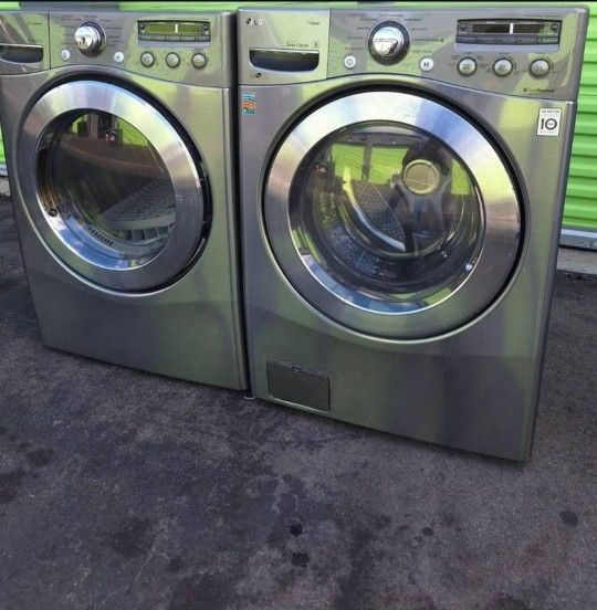 Washer And Dryer Stainless Steel Lg Set