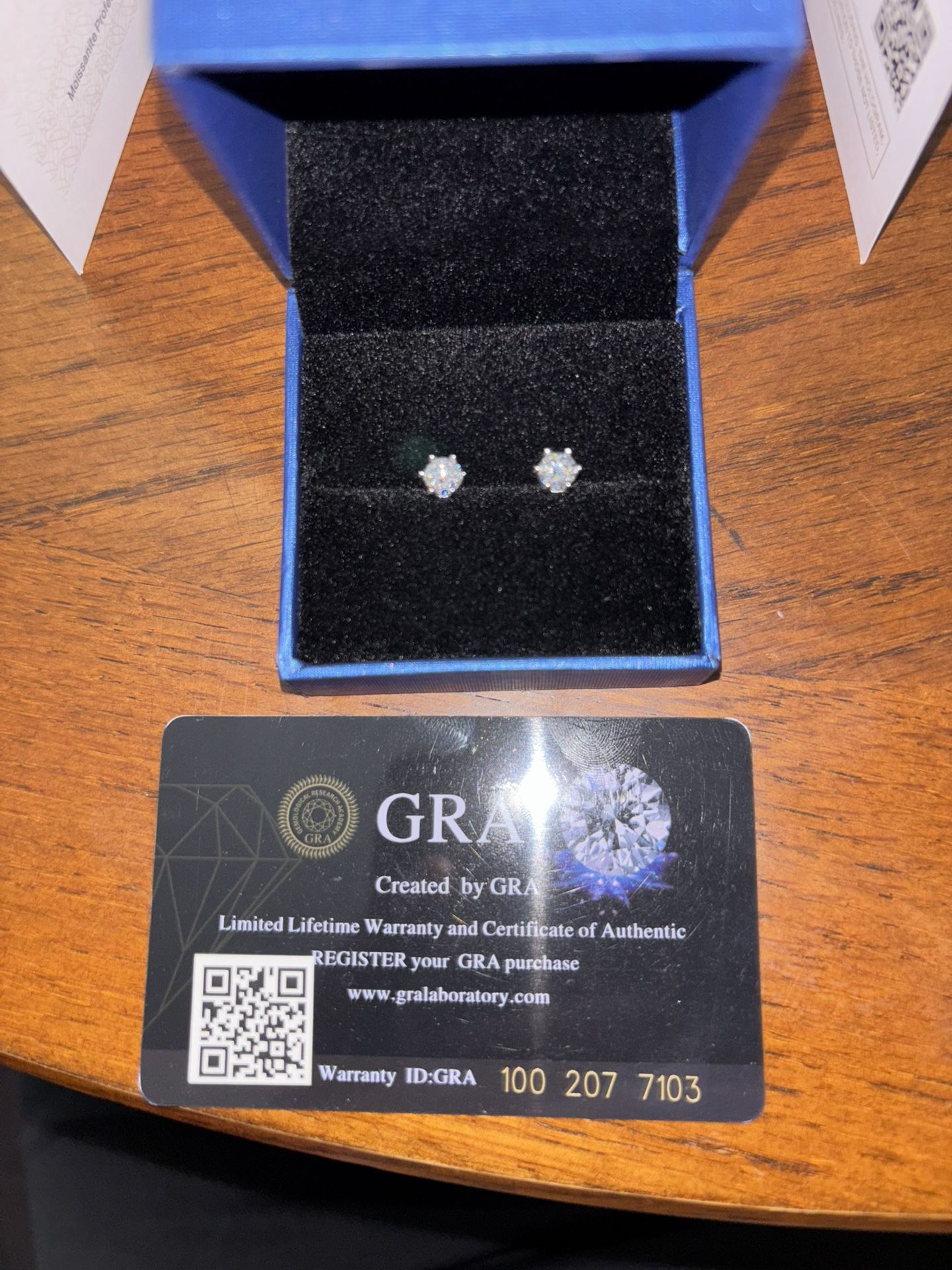 VVS1 Moissanite Earrings