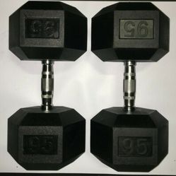 New 95 lb Dumbbell Pair $1/lb or best offer