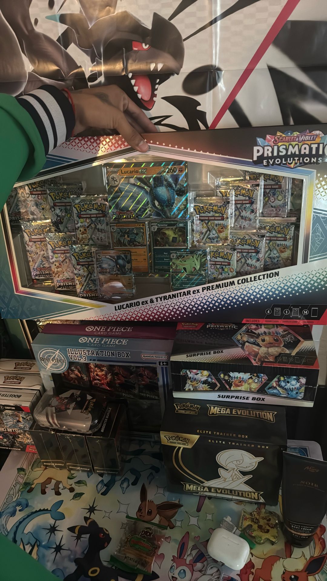 Pokemon Cards Prismatic Evolution Tyranitar Ex Sam’s Club Exclusive