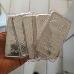 10oz .999 BULLION SILVER BARS