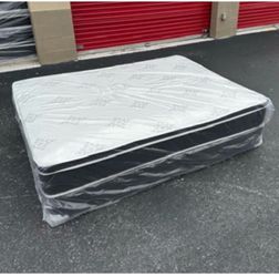 Queen Mattress Set PillowTop – Brand New –  Same Day Delivery Available 🚚