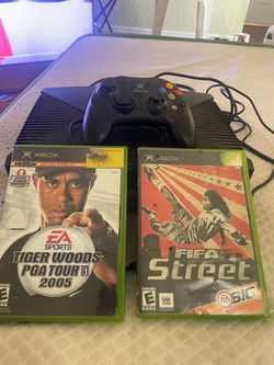 Original Xbox W Controller & FIFA Street