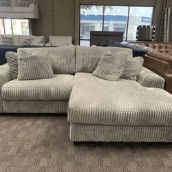 Grey Big Oversized Sectional 