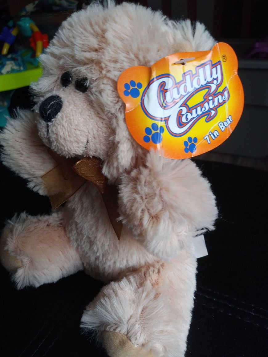 New Cuddly Cousins Stuffed Teddy Bear