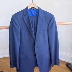 Blue suit