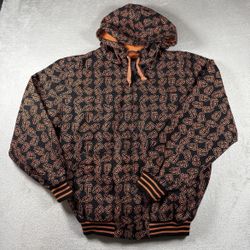 Vintage GIII Bomber Jacket MLB San Francisco Giants Men’s M Black All Over Print