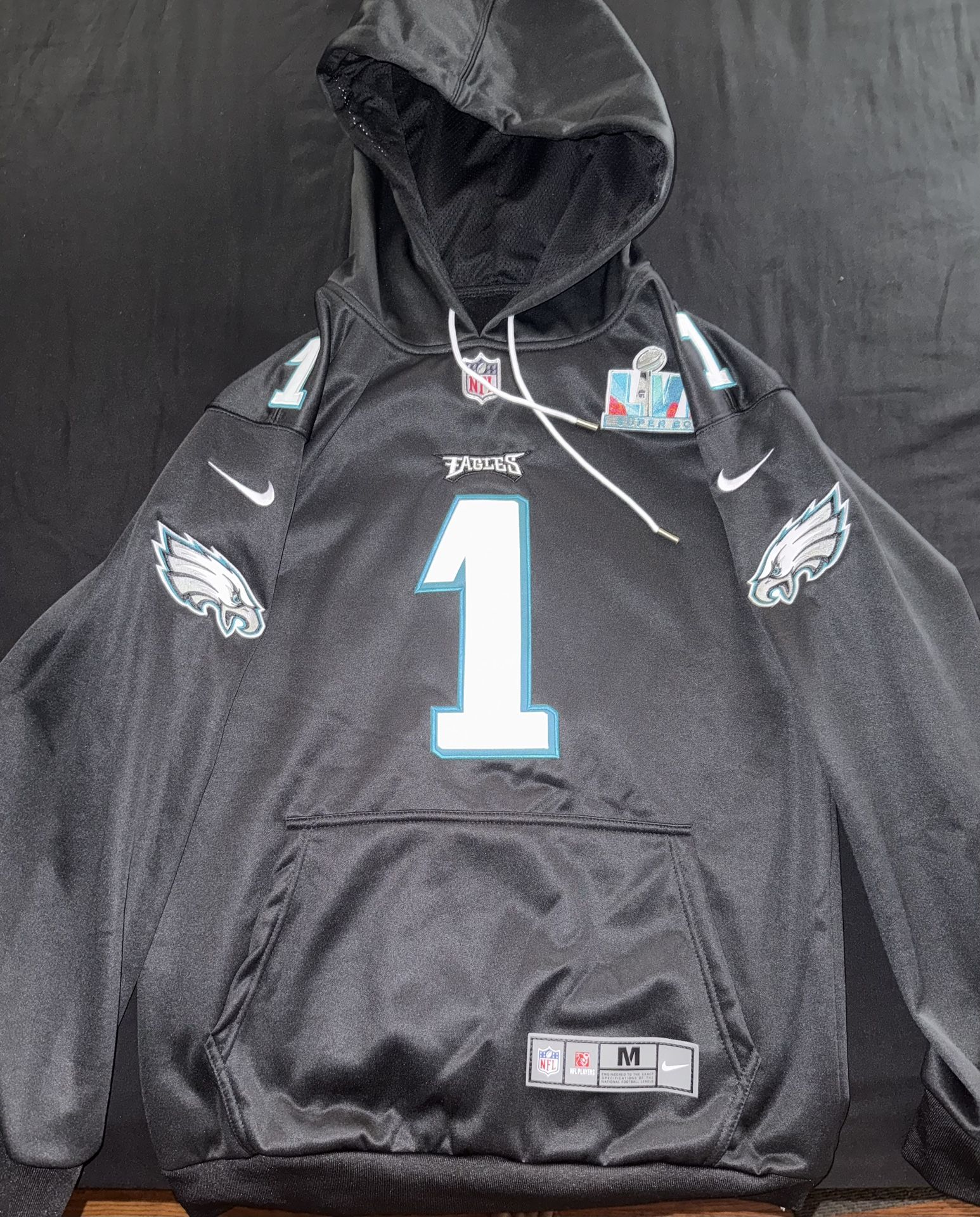 Jalen Hurts Hoodie. Size Medium