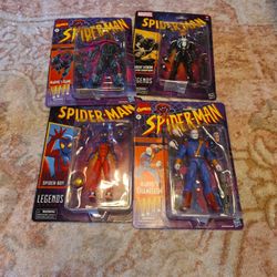 Spider Man Legends Figures. 