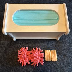 Lovevery Montessori Sensory Box Tactile Guessing Game INCOMPLETE but still fun!