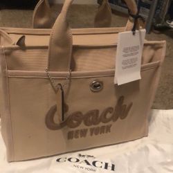 Coach Purse (cargo Tote)